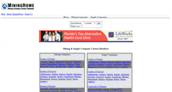 Desktop Screenshot of mininghome.com